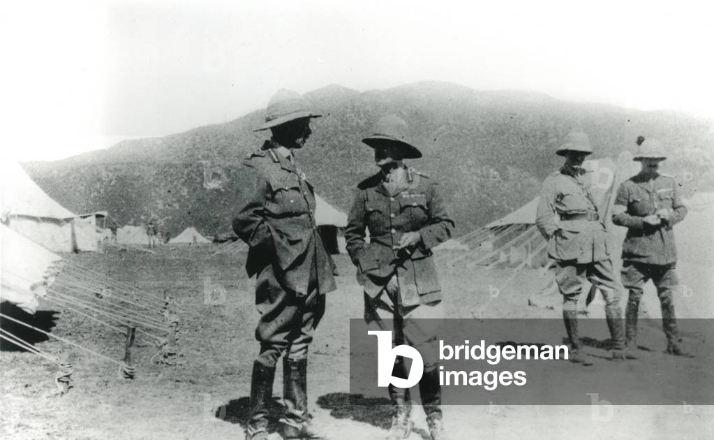 Lord Rawlinson at Razmak, northwest Pakistan, border with Afghanistan, c.1920 (photo)