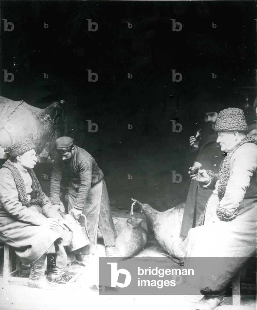 Tea house, Georgia, 1928 (b/w photo)