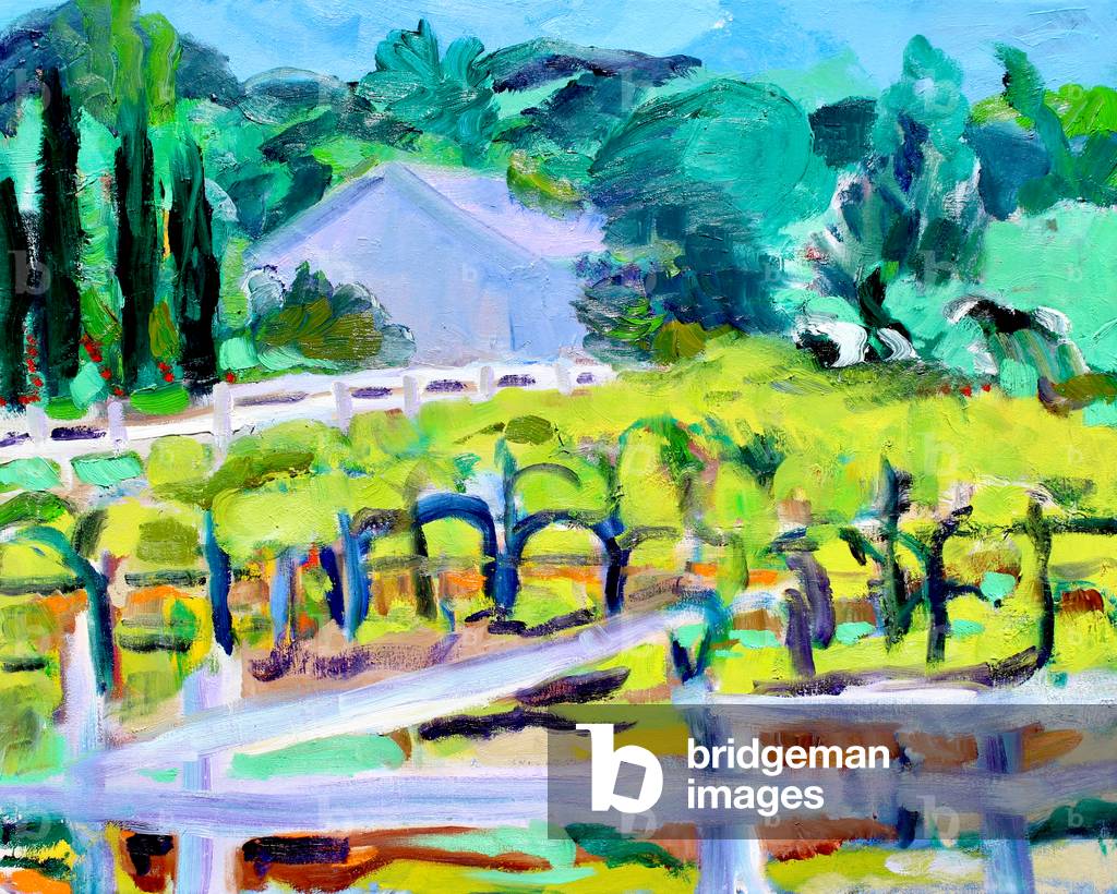 The Broken Fence, 2019, (oil on canvas)