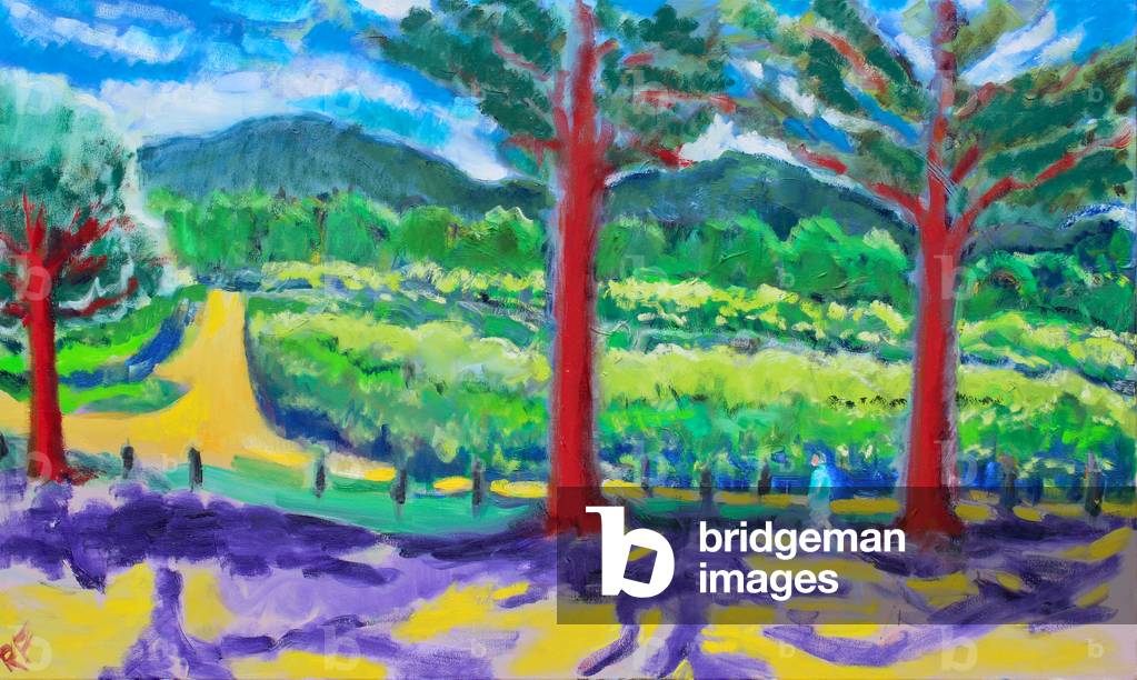 Wine Country, 2017, (oil on canvas)
