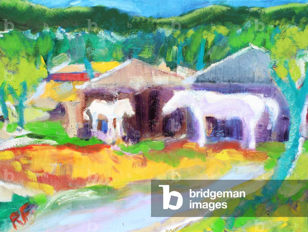 Horse Shed, Novato, 2017, (oil on canvas)