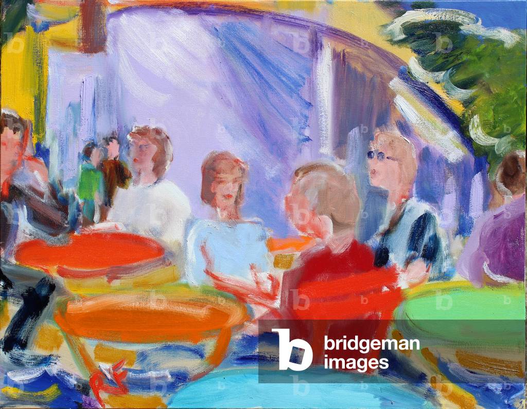 Public Space, 2018, (oil on canvas)