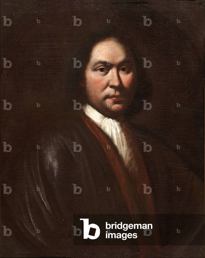 Portrait of a man (ex. Simon Bradstreet) (oil on canvas)