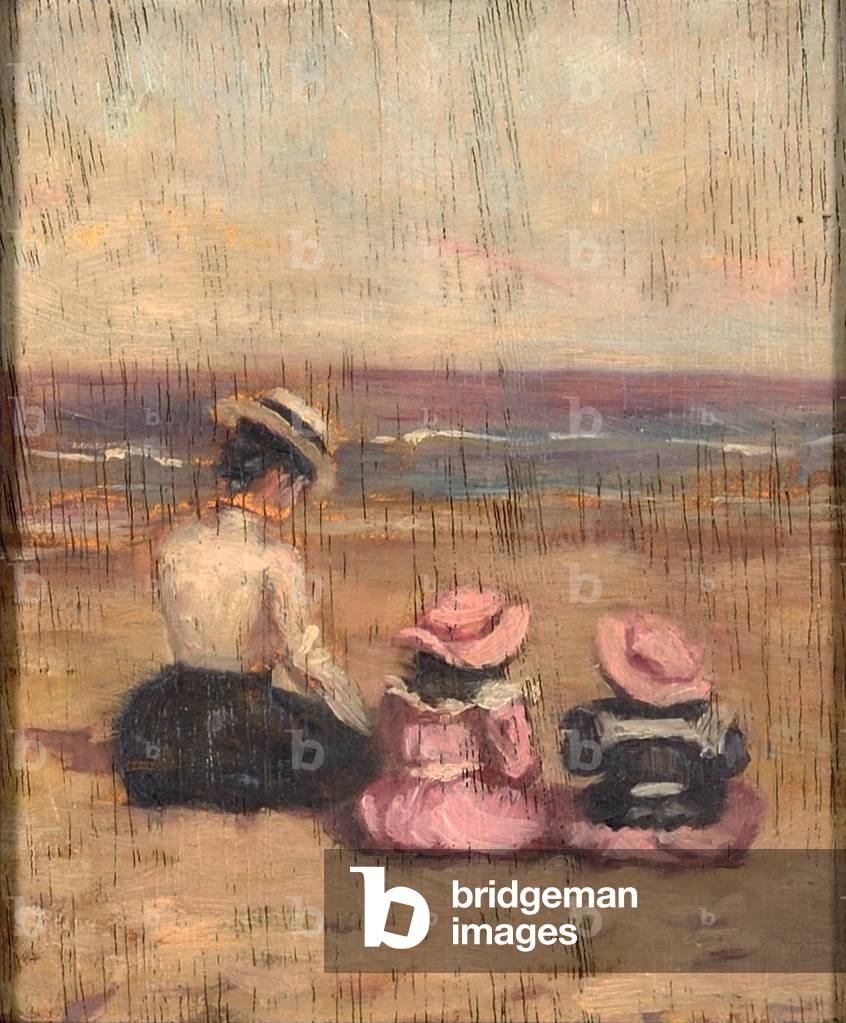 The Ocean Viewers, c.1900 (oil on panel)