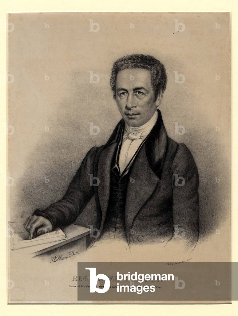 Rev. Jehiel C. Beman, Pastor of the Wesleyan Methodist Episcopal Zion Church, Boston, Mass., c.1842 (litho)