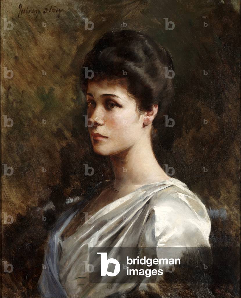 Geraldine Maude Ruthven Henry Gilbert, c.1890 (oil on canvas)
