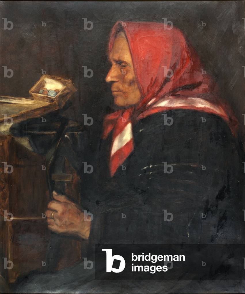 The Hand Organ Woman, c.1889 (oil on canvas)