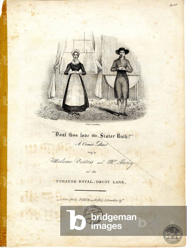 Dost Thou Love Me, Sister Ruth?, c.1830 (litho)