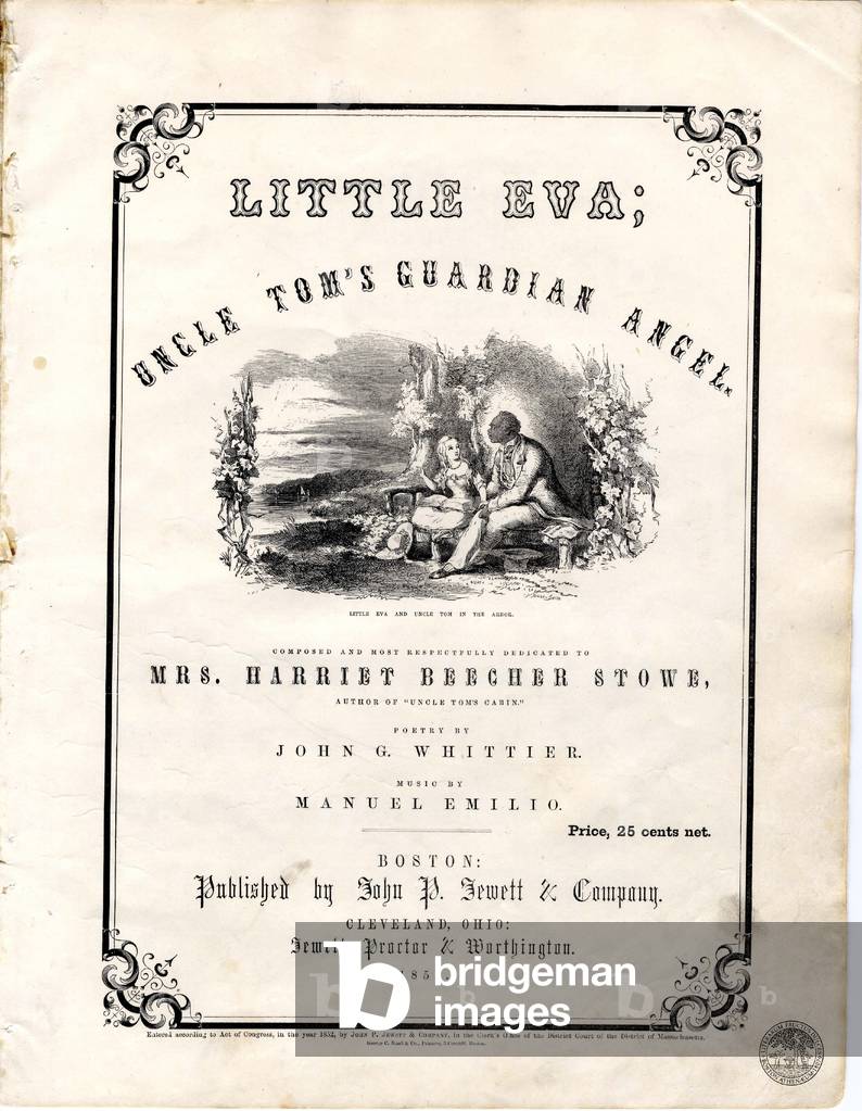 Little Eva; Uncle Tom's Guardian Angel, 1853 (litho)