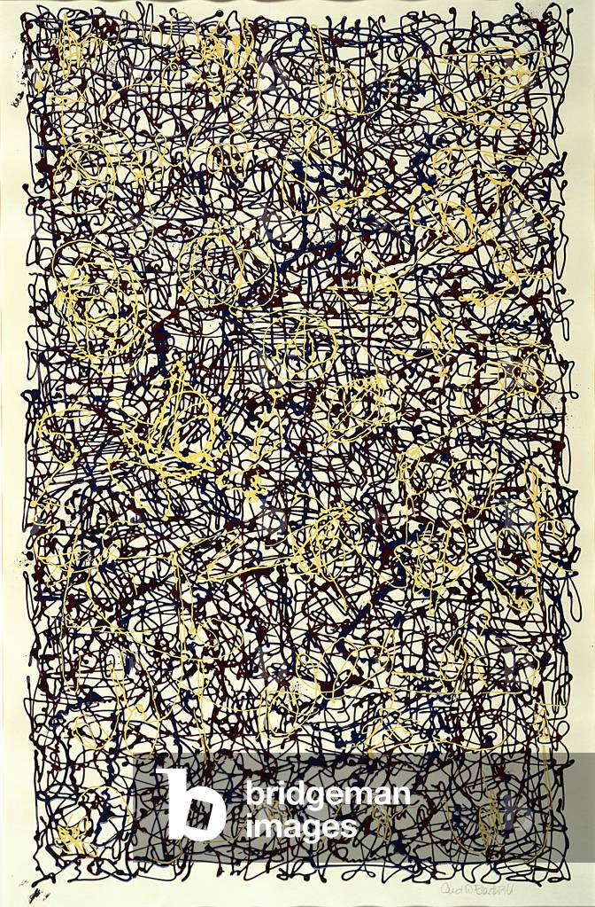 Line/Mind Series n.2, 2005 (acrilico su carta)