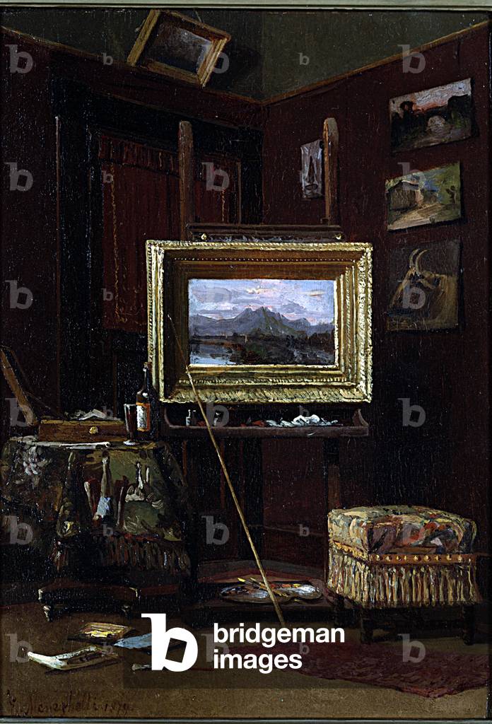 Studio Interior, 1879 (oil on canvas)