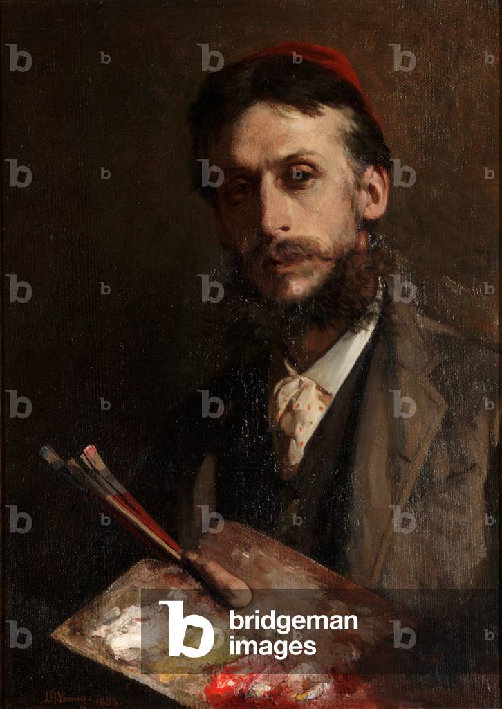 Portrait of Charles Turner, c.1888 (oil on canvas)