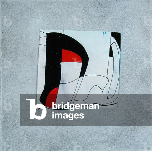 "1981 (rot und schwarz 2)", 1981 von Ben Nicholson