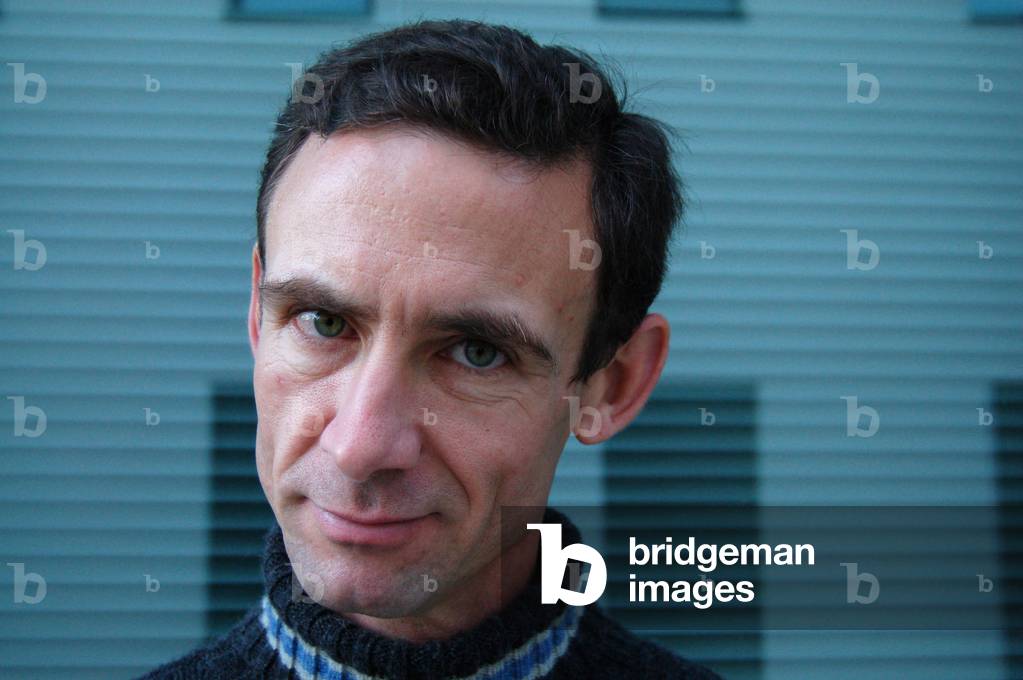 Portrait of Chuck Kunkel, American writer.