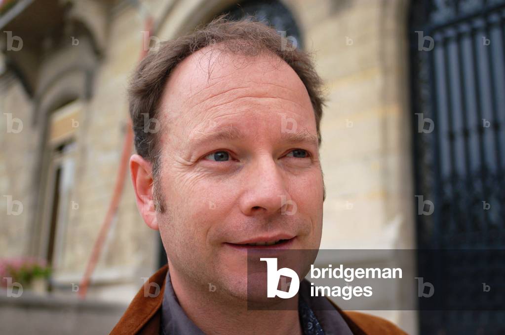 Portrait of Dennis Bock, Canadian writer. Photograph 2006.