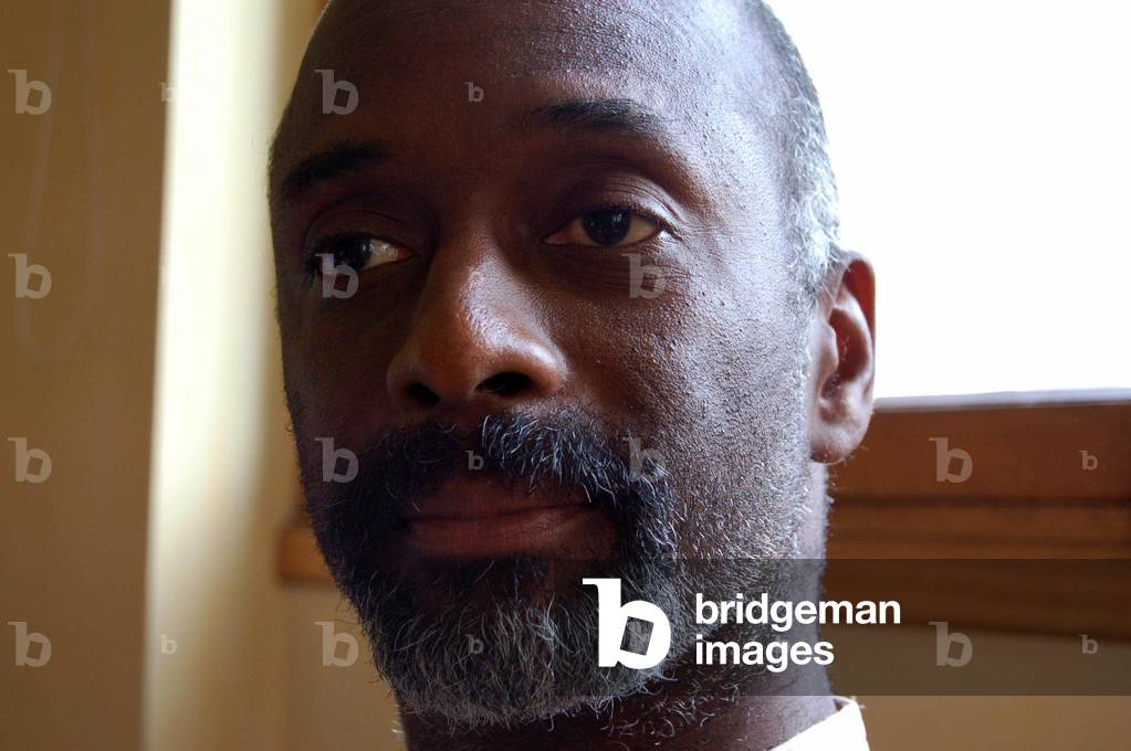 Vincennes, Festival America, 30/09/2006: portrait of American writer Eddy Harris.