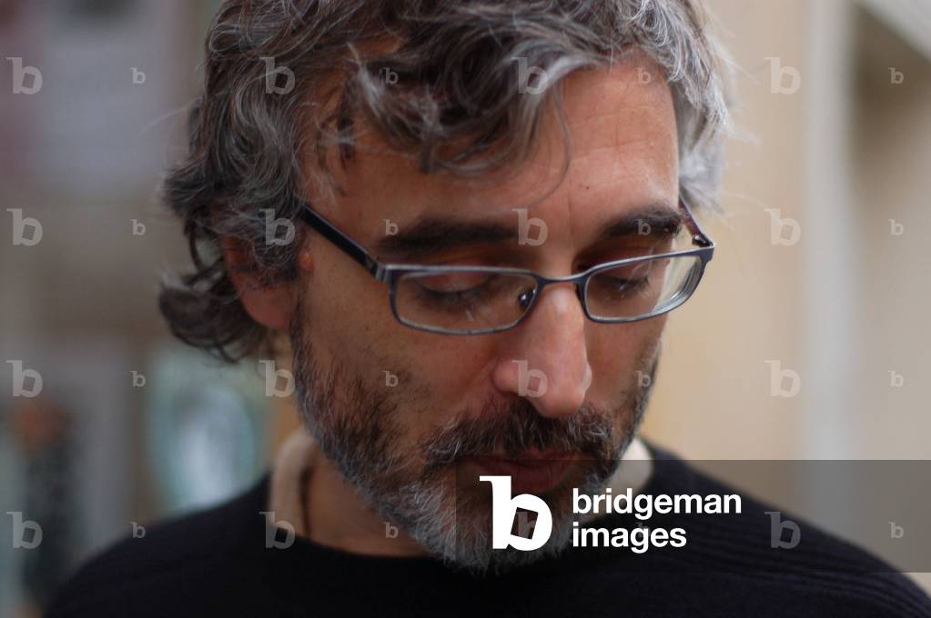 Portrait of David B., cartoonist. Photography 2007.
