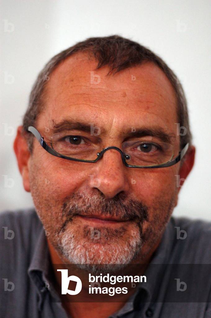 Portrait of Patrick Coupechoux, French writer. Photography 2007.