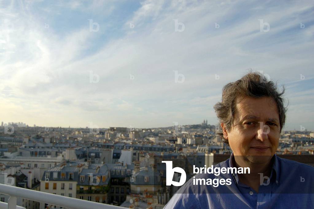Portrait of Pierre Haski, French journalist.