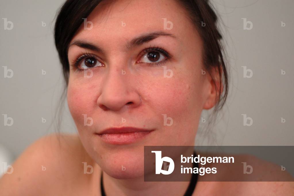 Portrait of Laure Limongi, French writer. Photography 2007.