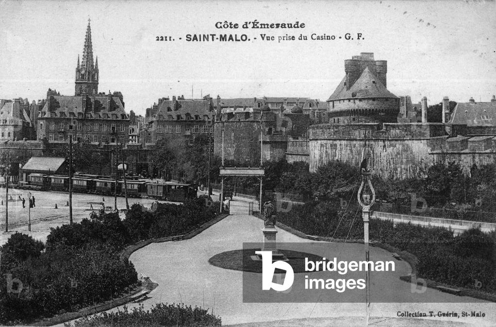 View of the city of Saint Malo taken from the Casino.