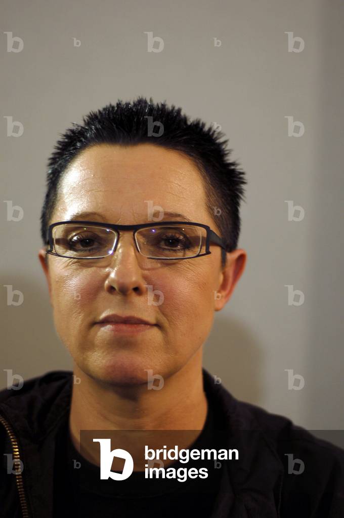 Portrait of Catherine Fradier, French writer. Photography 2007.