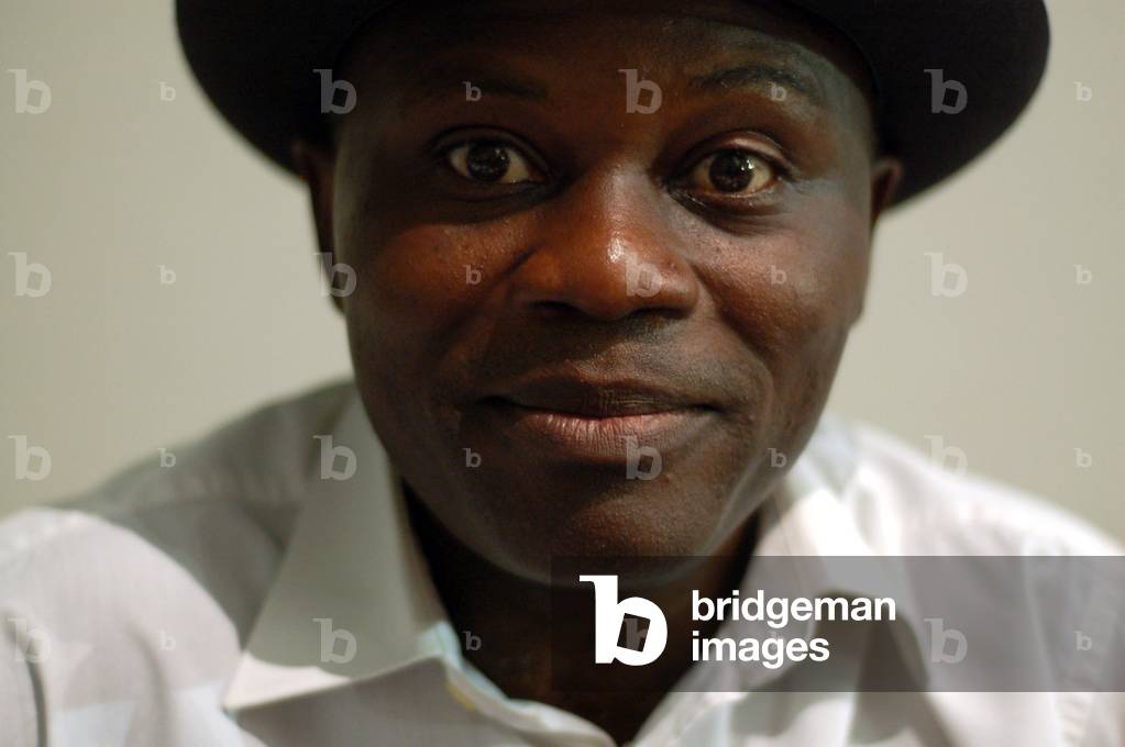 Portrait of Eugene Eubode, French writer. Photography 2007.