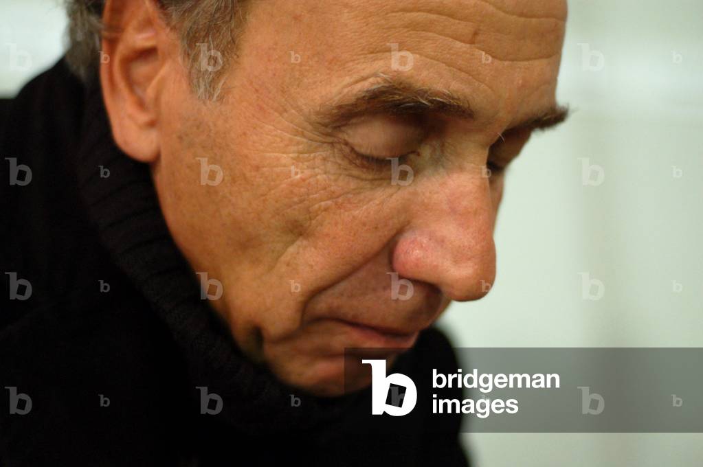 Portrait of Bernard Chambaz, French writer. Photography 2007.
