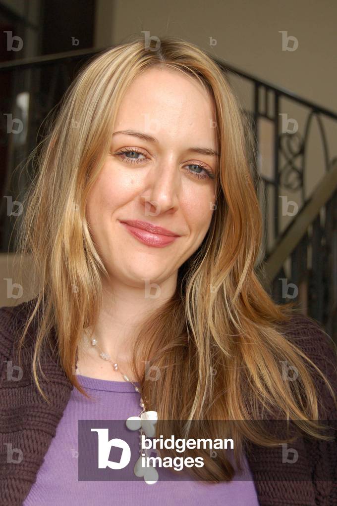 Portrait of Adrienne Miller, American writer.