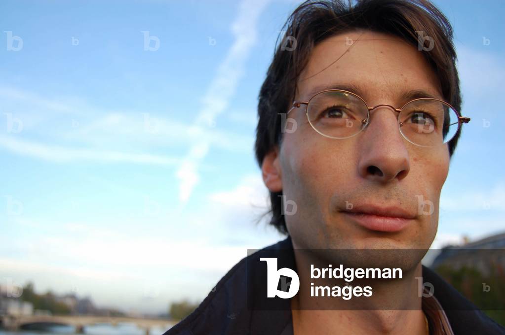 portrait of Thomas Paris French writer in October 2006.