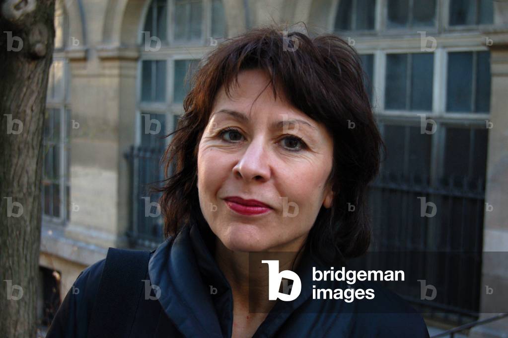 Portrait of Nadine Vasseur French writer in February 2007.