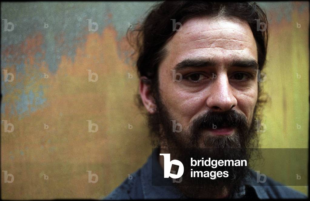 Portrait of Popay, cartoonist, 2006.