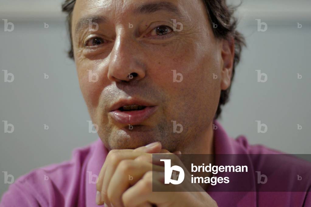 Portrait of Philippe Videlier, French writer. Photography 2007.