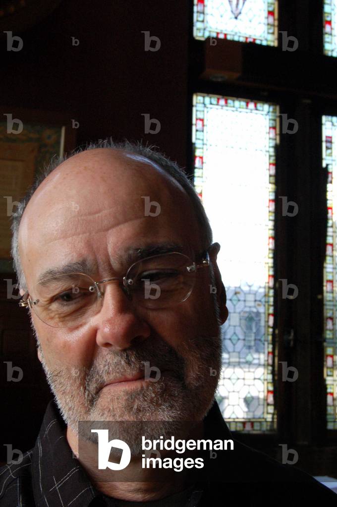 Vincennes, Festival America, on 30/09/2006: portrait of American writer James Sallis