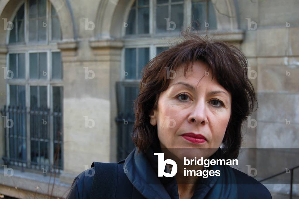Portrait of Nadine Vasseur French writer in February 2007.