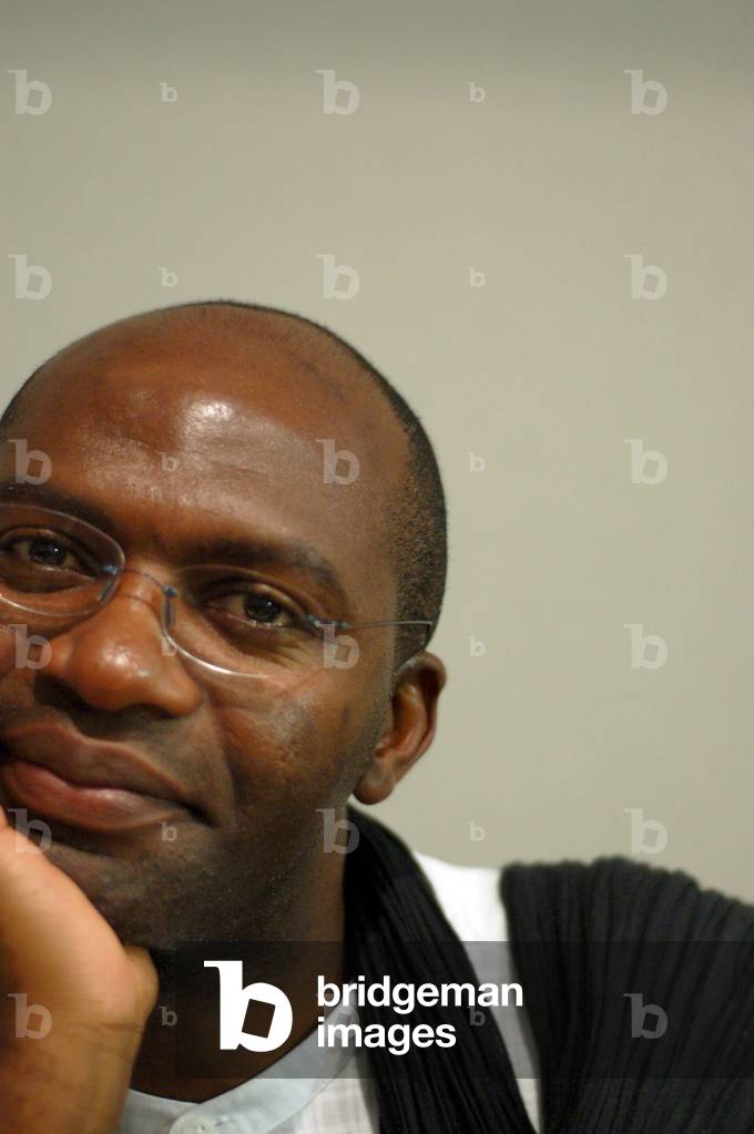 Portrait of Gaston Paul Effa, French writer. Photography 2007.