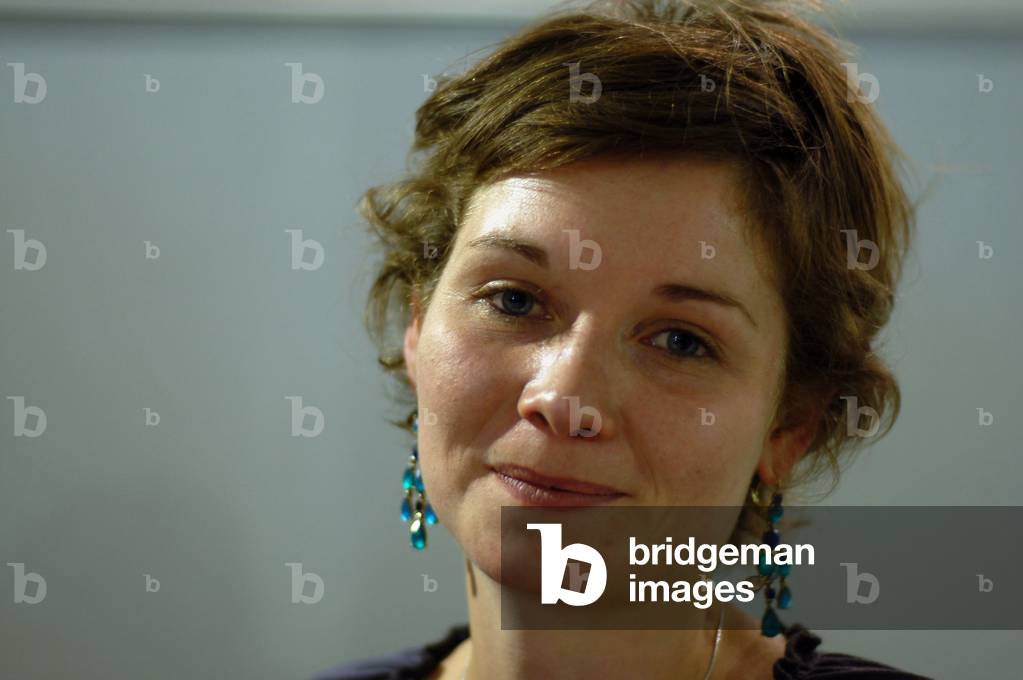 Portrait of Ingrid Thobois, French writer. Photography 2007.