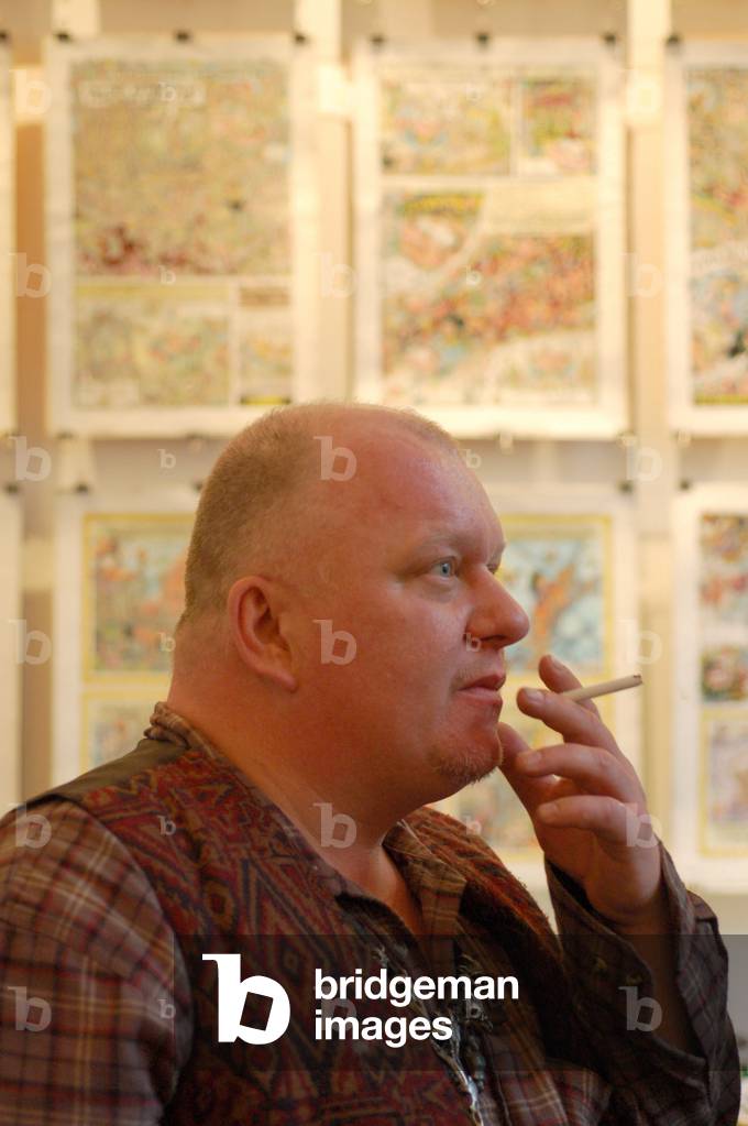 Portrait of Henriette Valium, Canadian cartoonist.