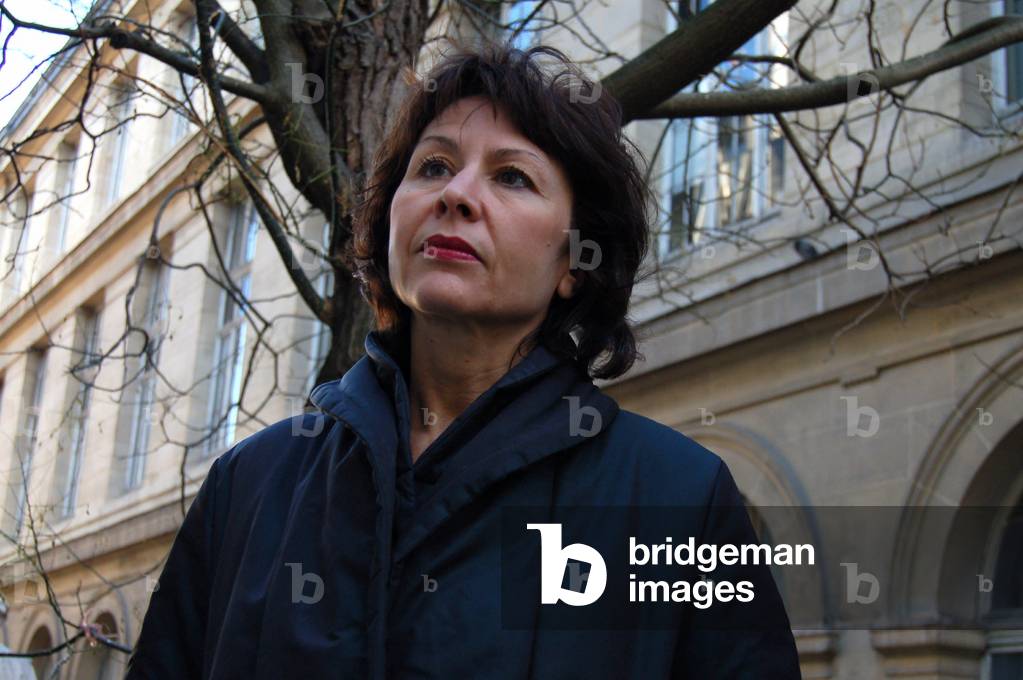 Portrait of Nadine Vasseur French writer in February 2007.