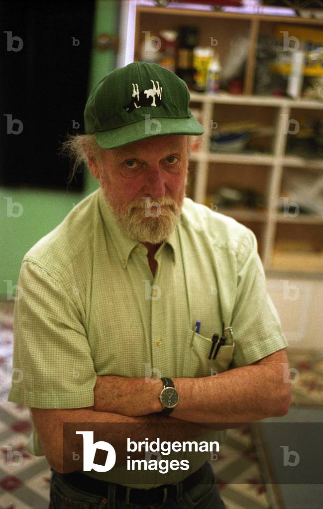 Portrait of American writer and cartoonist Gilbert Shelton, May 2006.