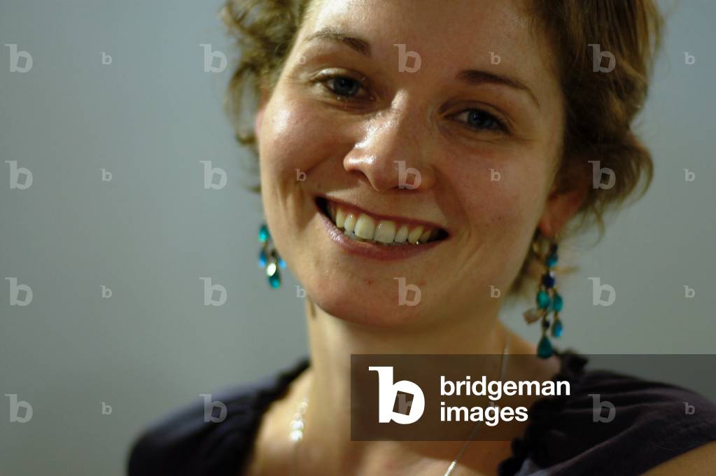Portrait of Ingrid Thobois, French writer. Photography 2007.