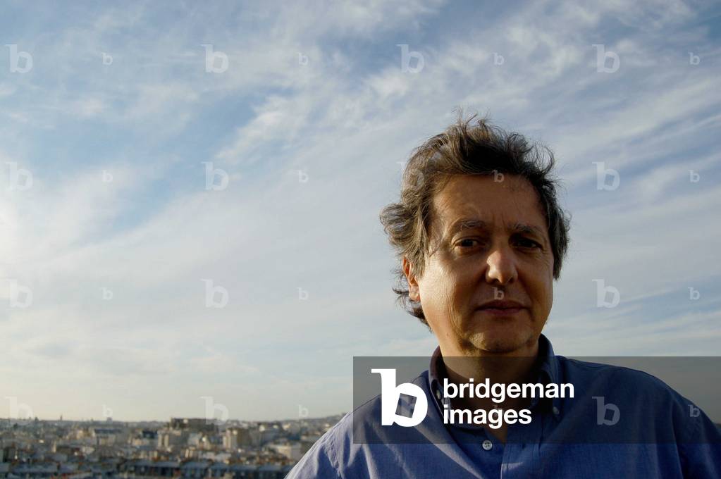 Portrait of Pierre Haski, French journalist.