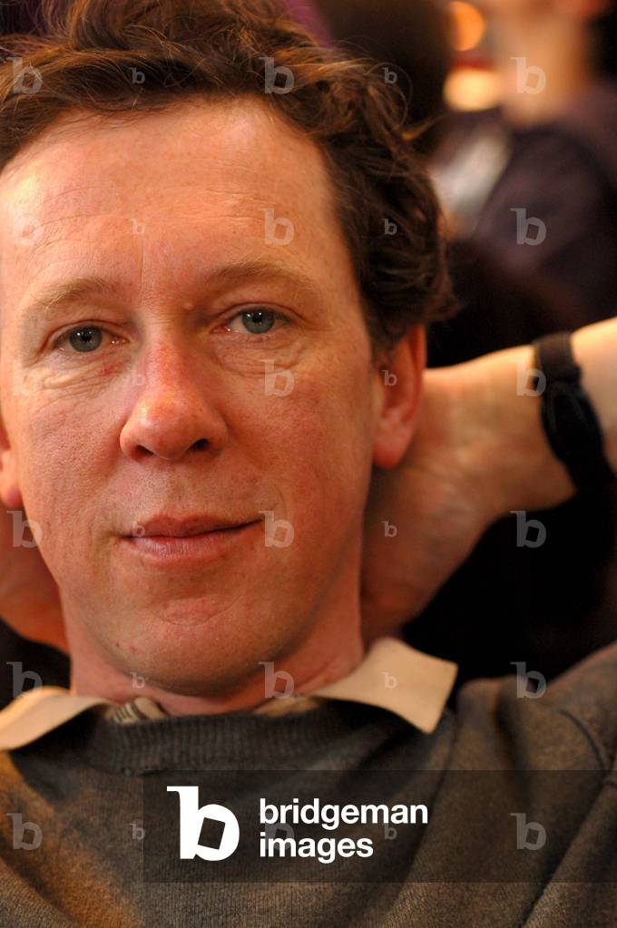 Portrait of Benoit Duteurtre, French writer. March 2007.