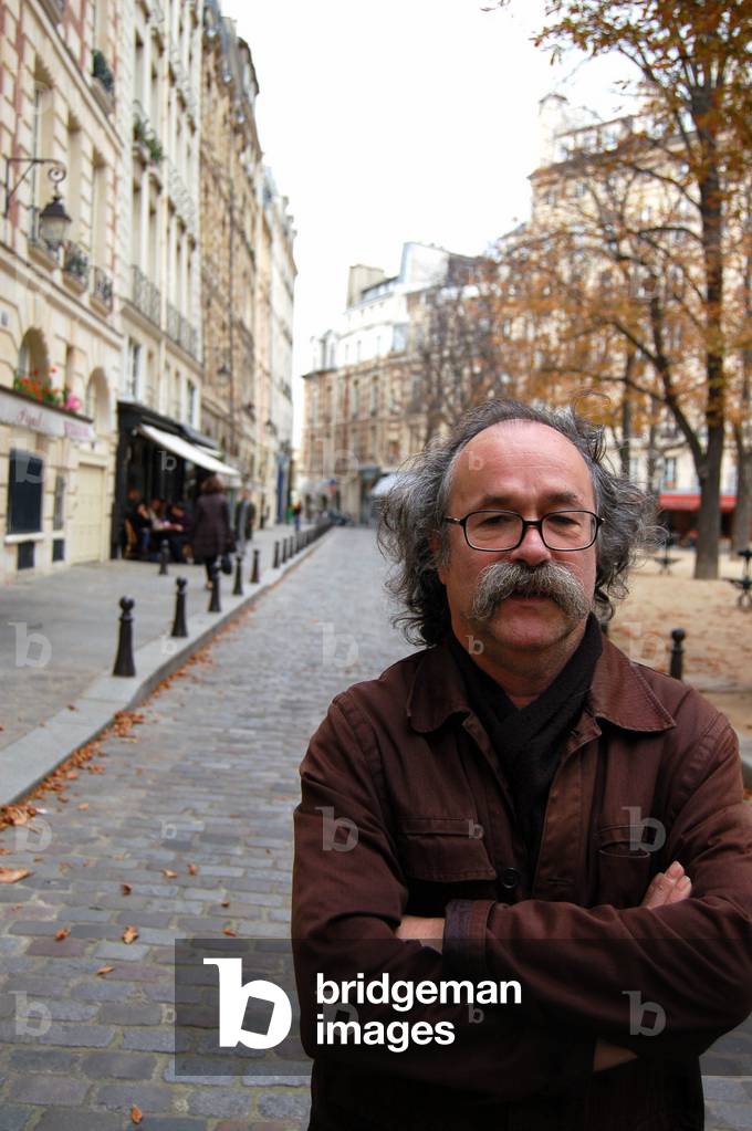 Portrait of Bruno Leandri, dit Leandri, French writer and comedian in November 2006.