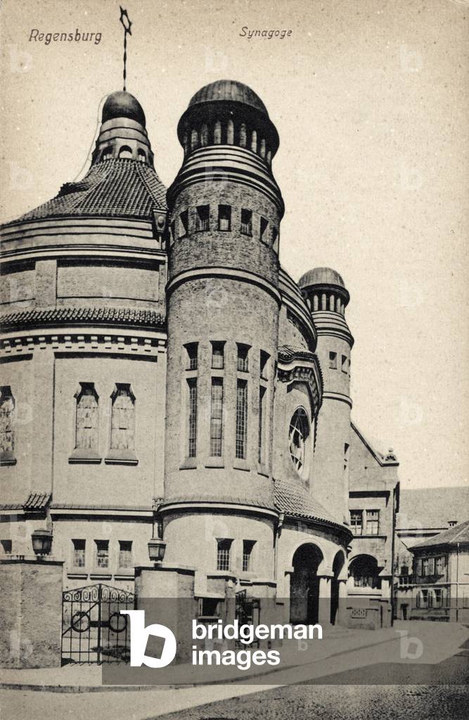 Regensburg synagogue, in Bavaria, Germany