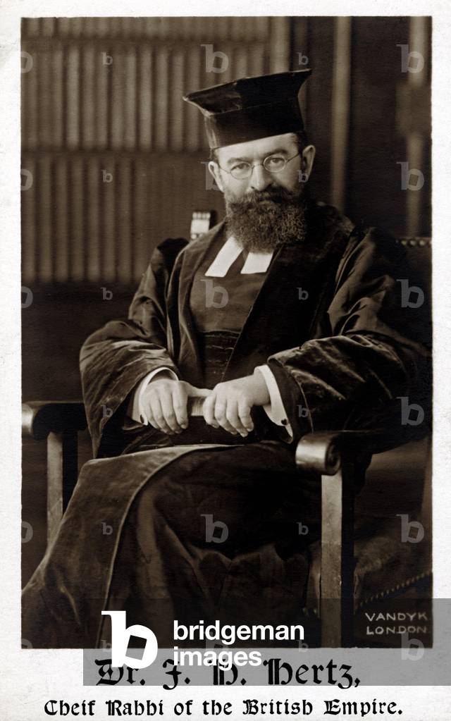 Dr  Joseph Herman Hertz, Chief Rabbi of the British Empire (1911-1946)