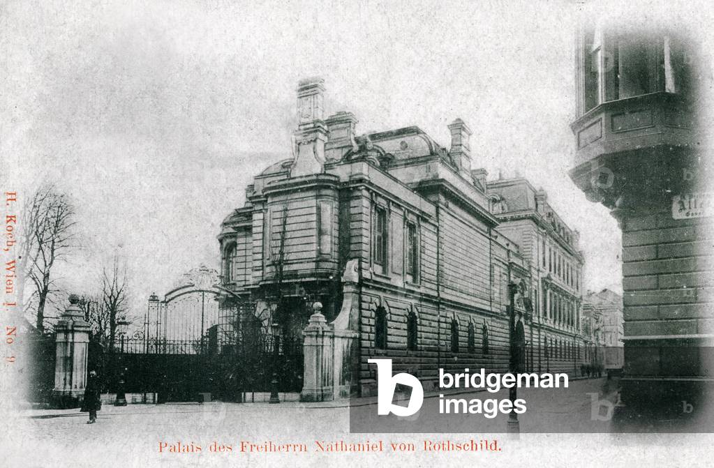 Baron Nathan Rothschild 's palace in Vienna, Austria