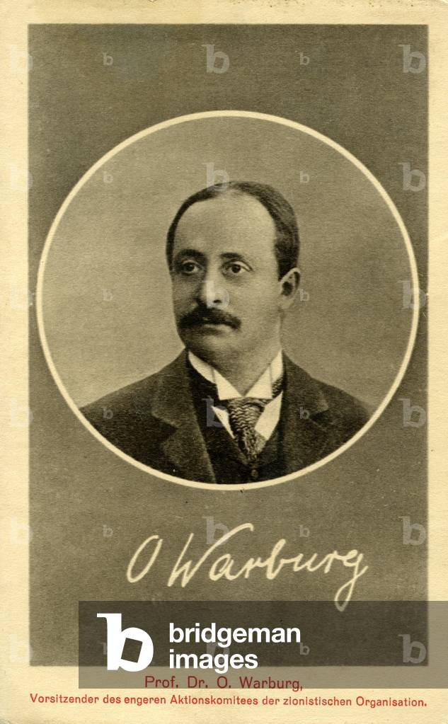 Otto Warburg (1859-1938), was a botanist and a member of the World Zionist Organization