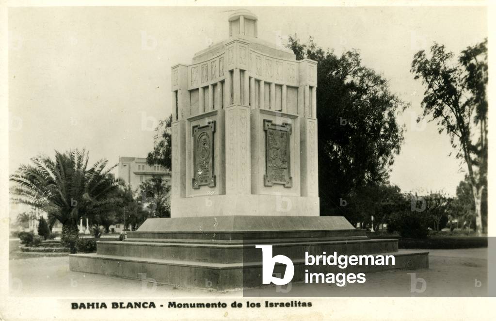 Bahia Blanca - monumento de los Israelitas - Jewish memorial in city of Bahia Blanca in Argentine