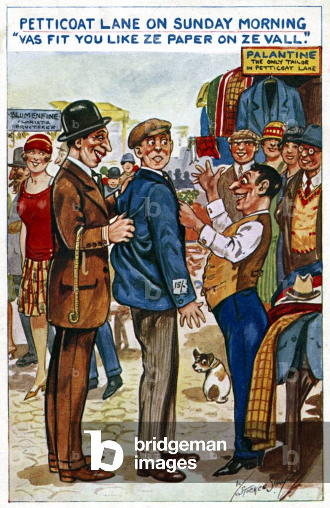 Petticoat Lane postcard